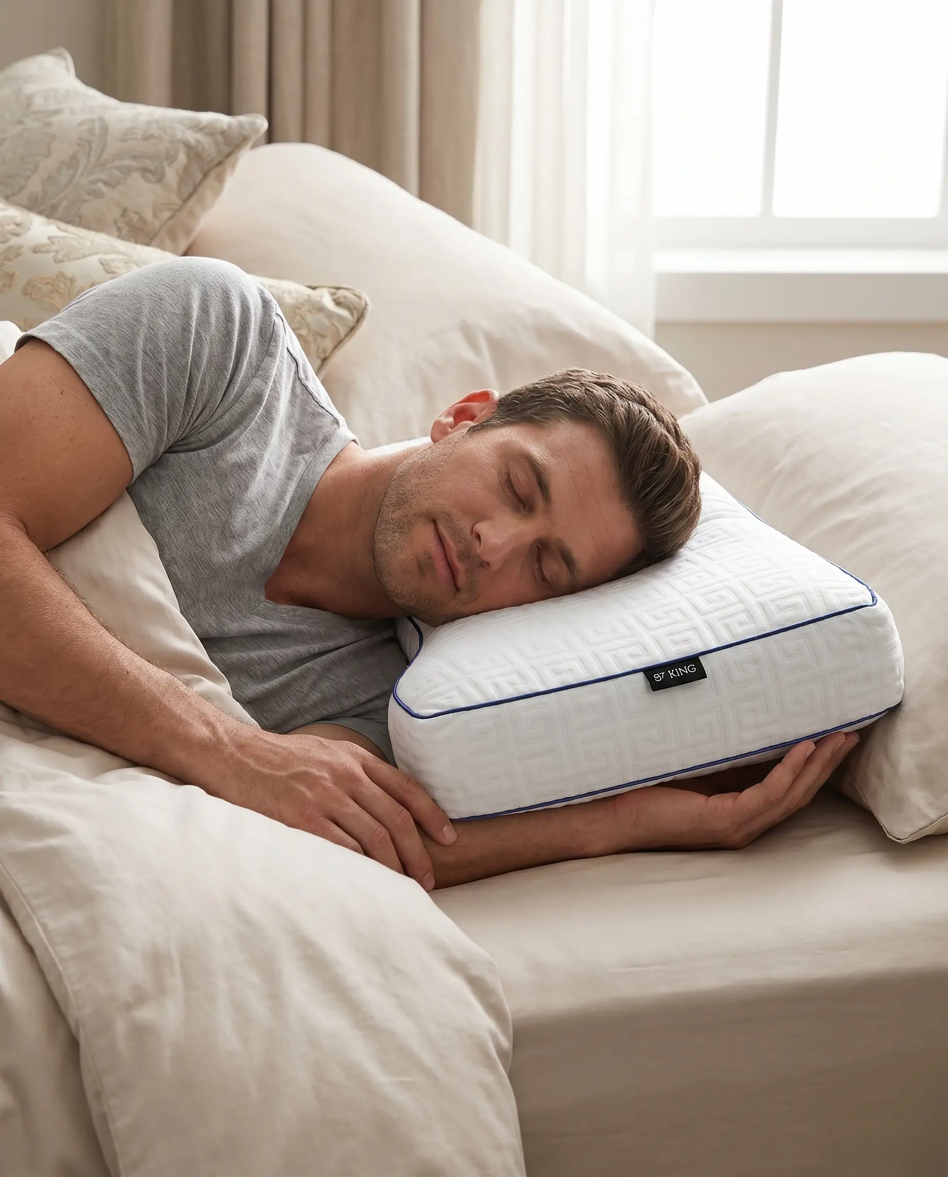 Repos sur un coussin ergonomique Elafya